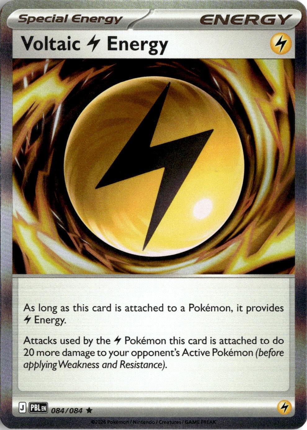 2026 Pokemon Mega Evolution Voltaic Energy graded slab