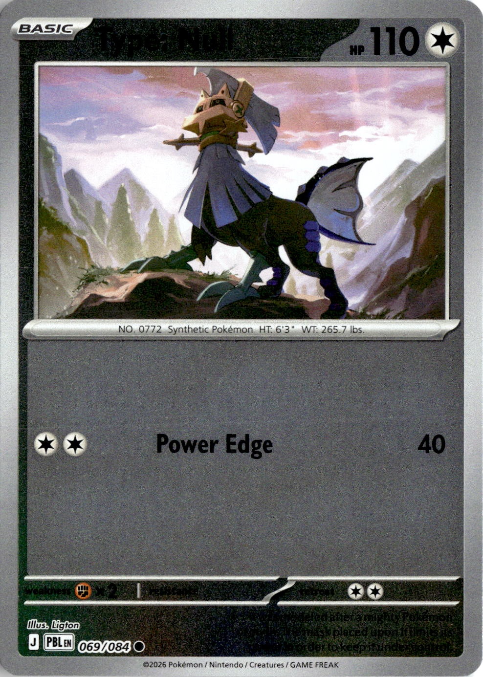 Type: Null graded slab