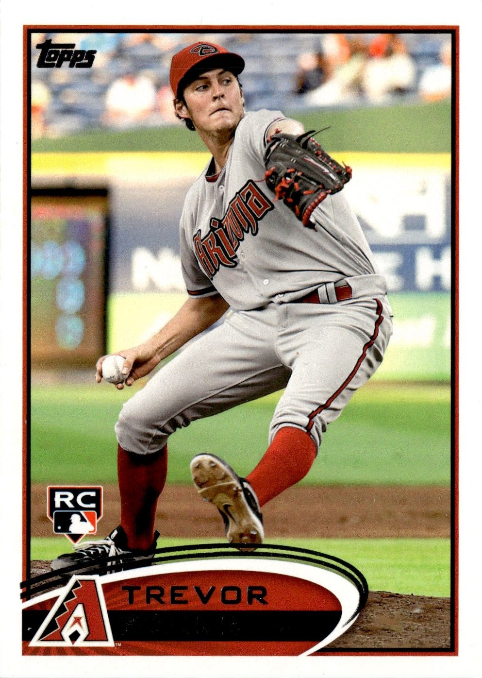 2012 Topps Update Trevor Bauer graded slab