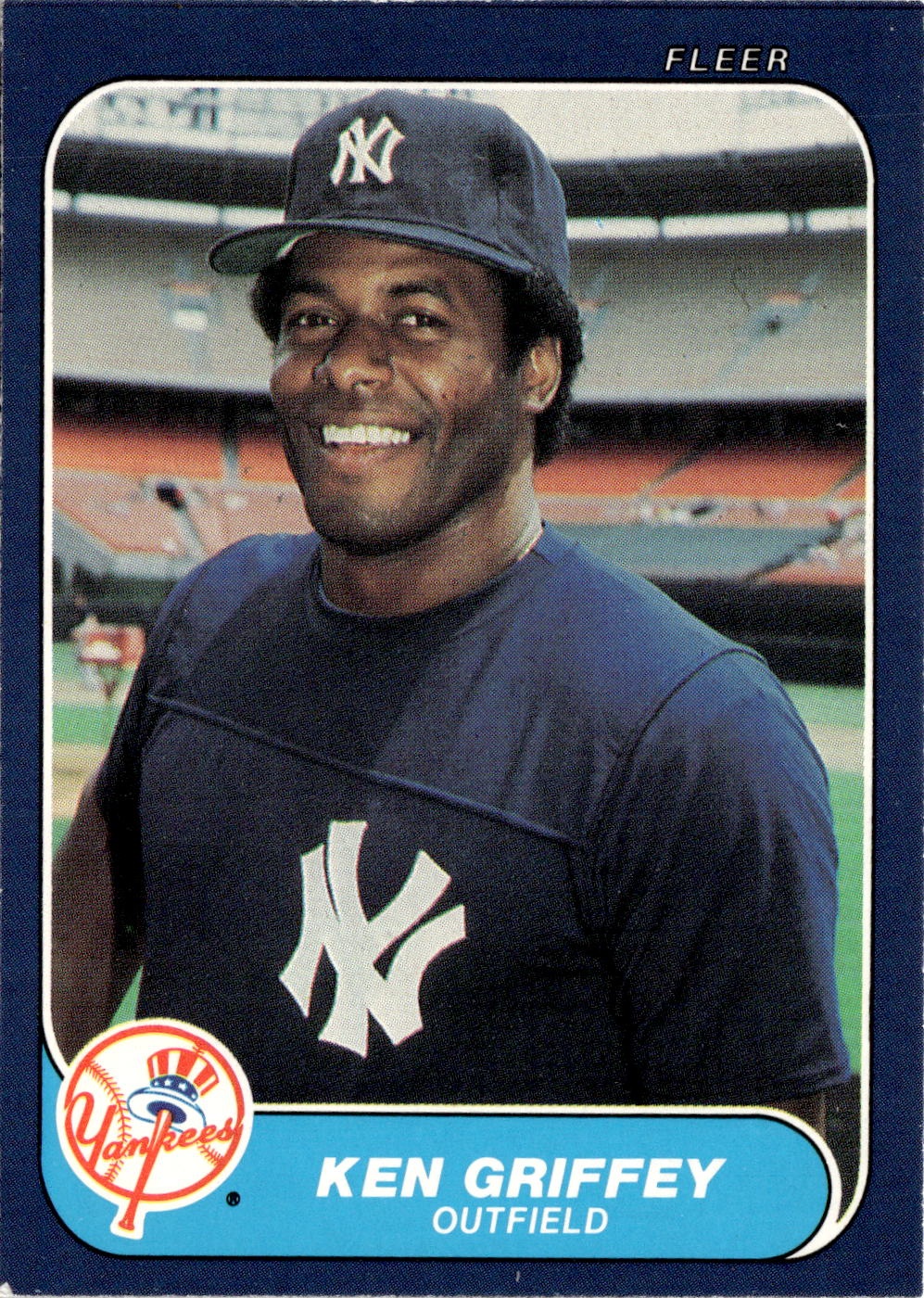 1986 Fleer Ken Griffey graded slab