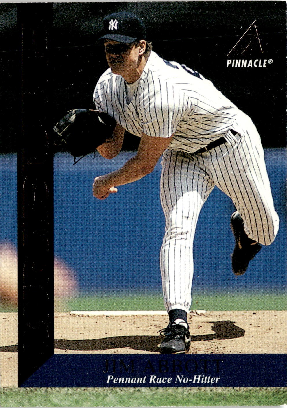 1994 Pinnacle Jim Abbott graded slab