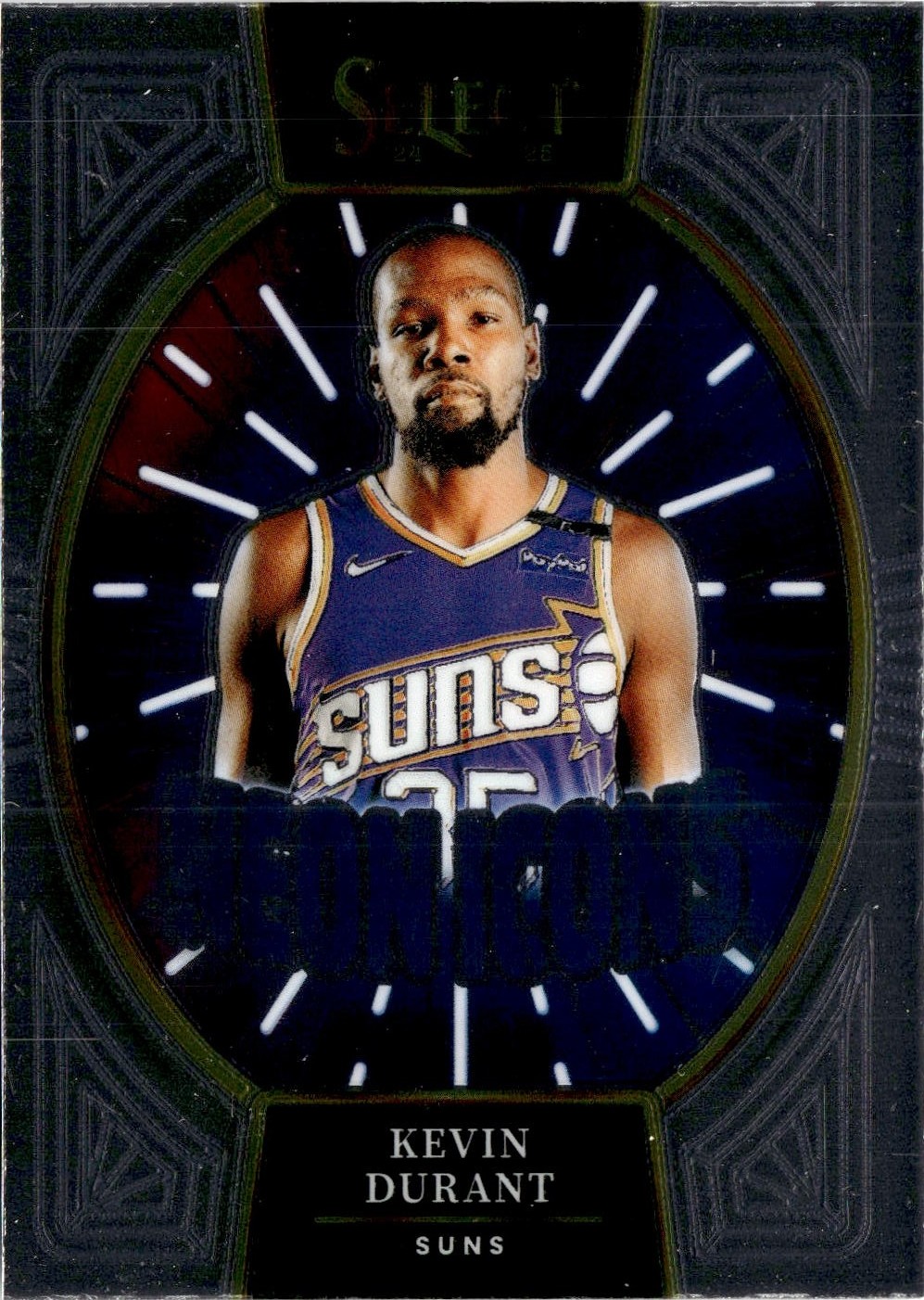 2024 Select Neon Icons Kevin Durant graded slab
