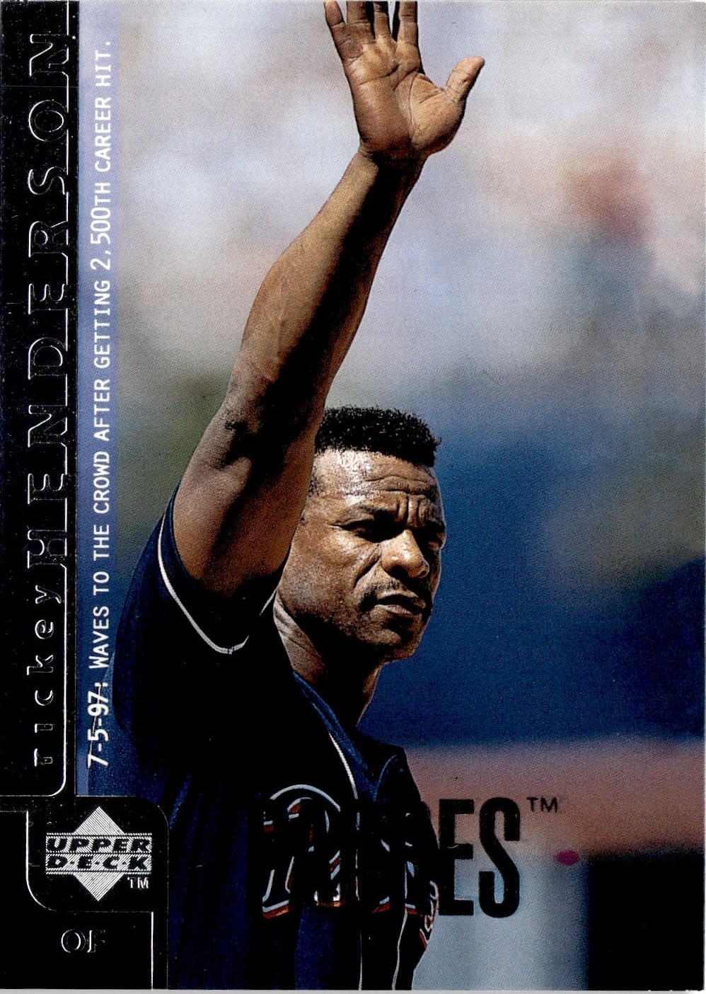 1998 Upper Deck Rickey Henderson graded slab