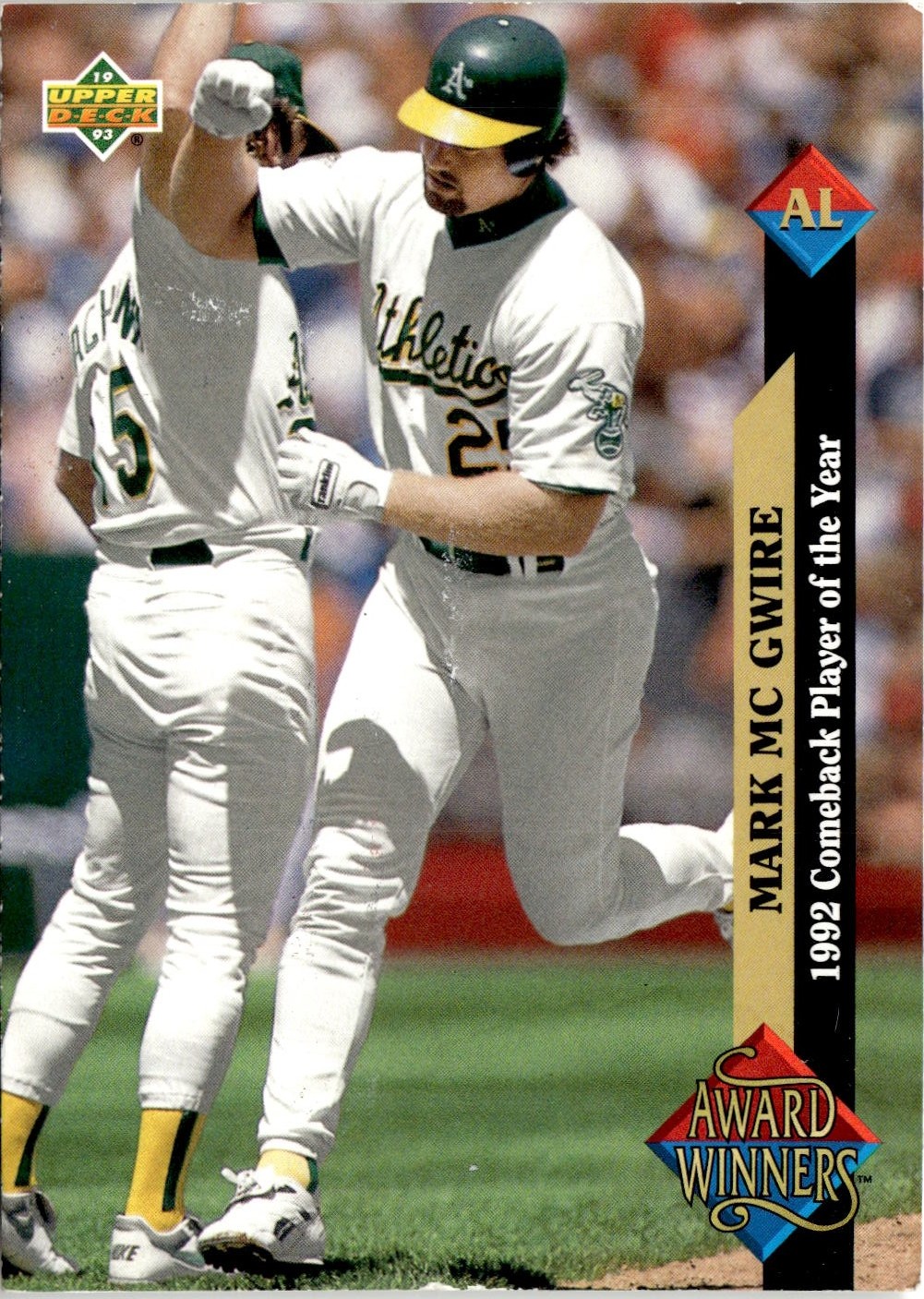 1993 Upper Deck Mark McGwire graded slab