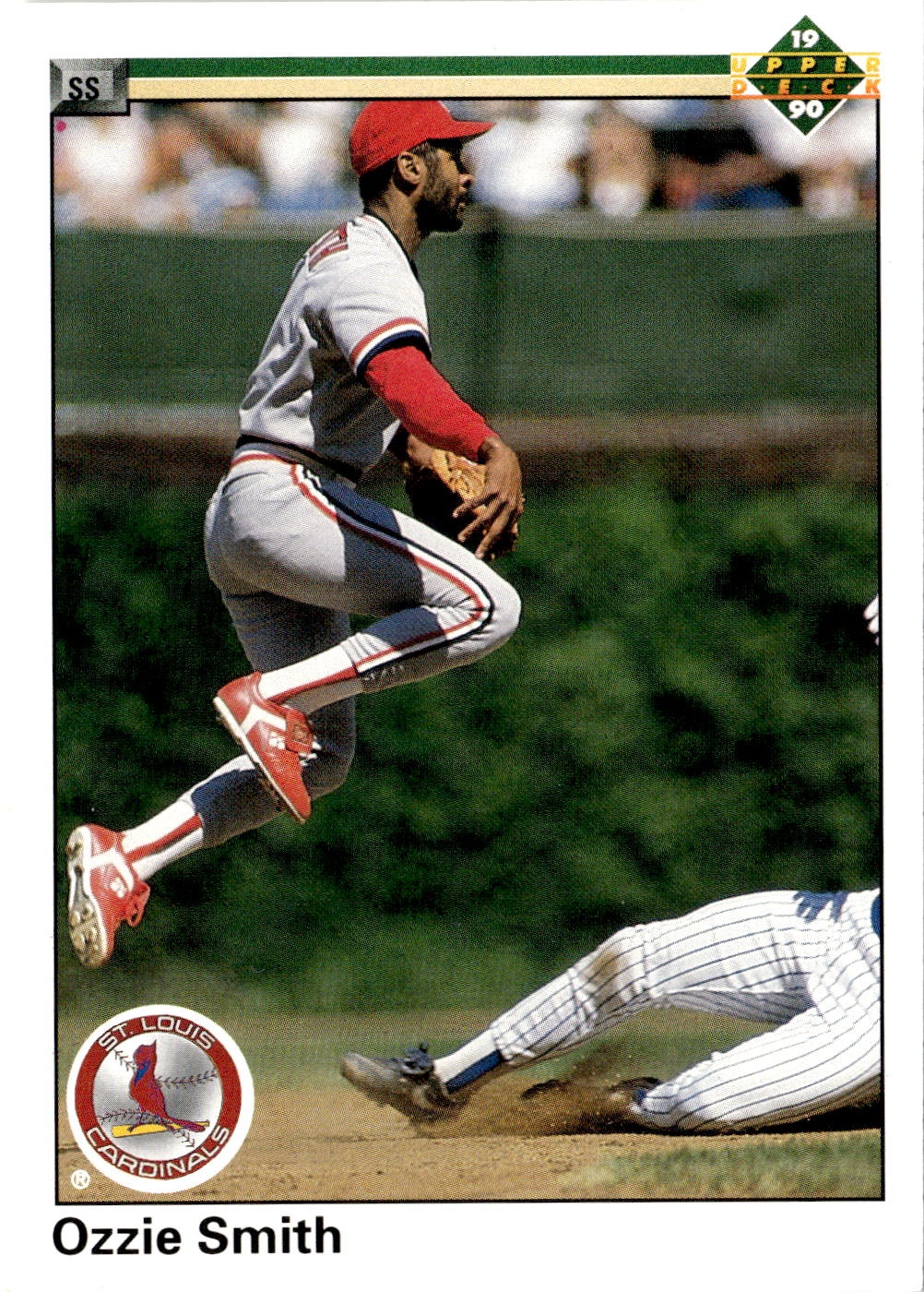 1990 Upper Deck Ozzie Smith graded slab