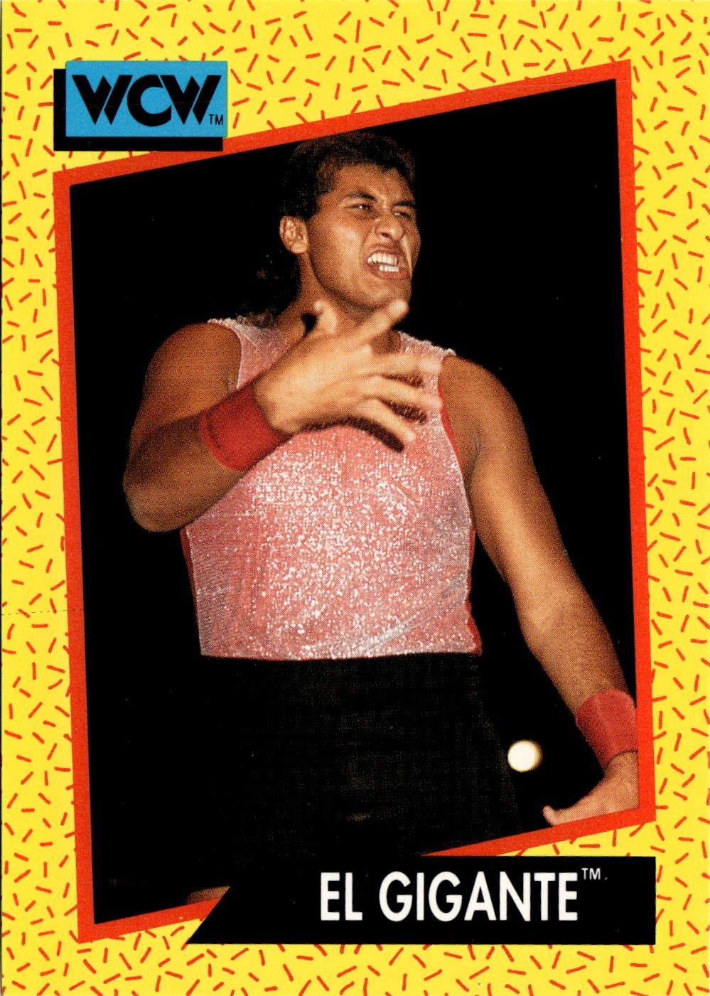 1991 Impel Wcw El Gigante graded slab