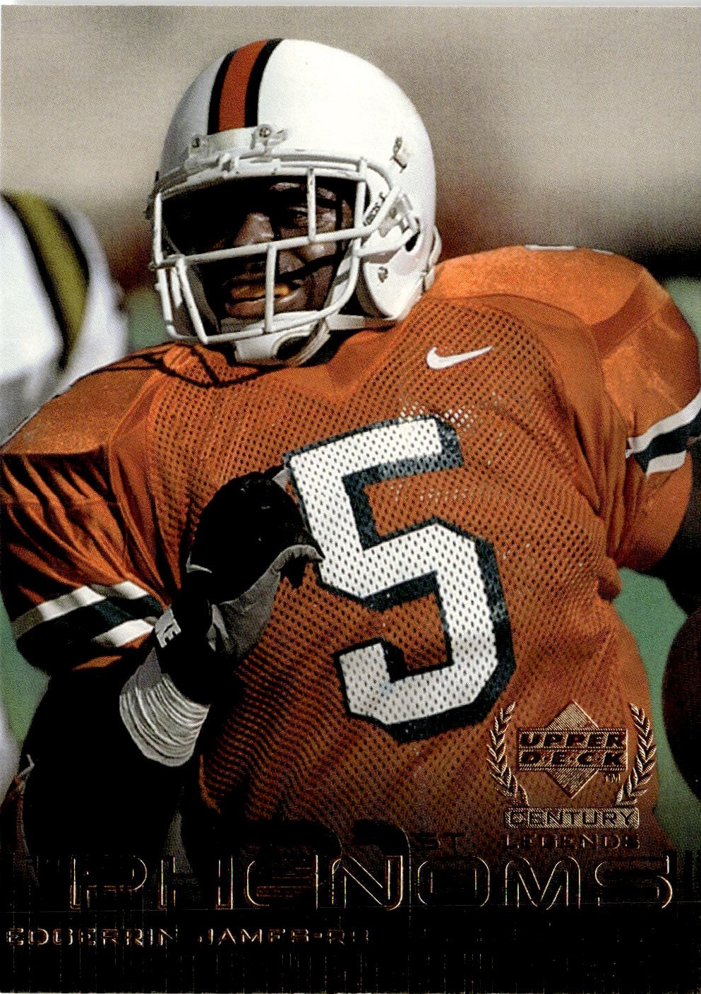 1999 Upper Deck Edgerrin James graded slab
