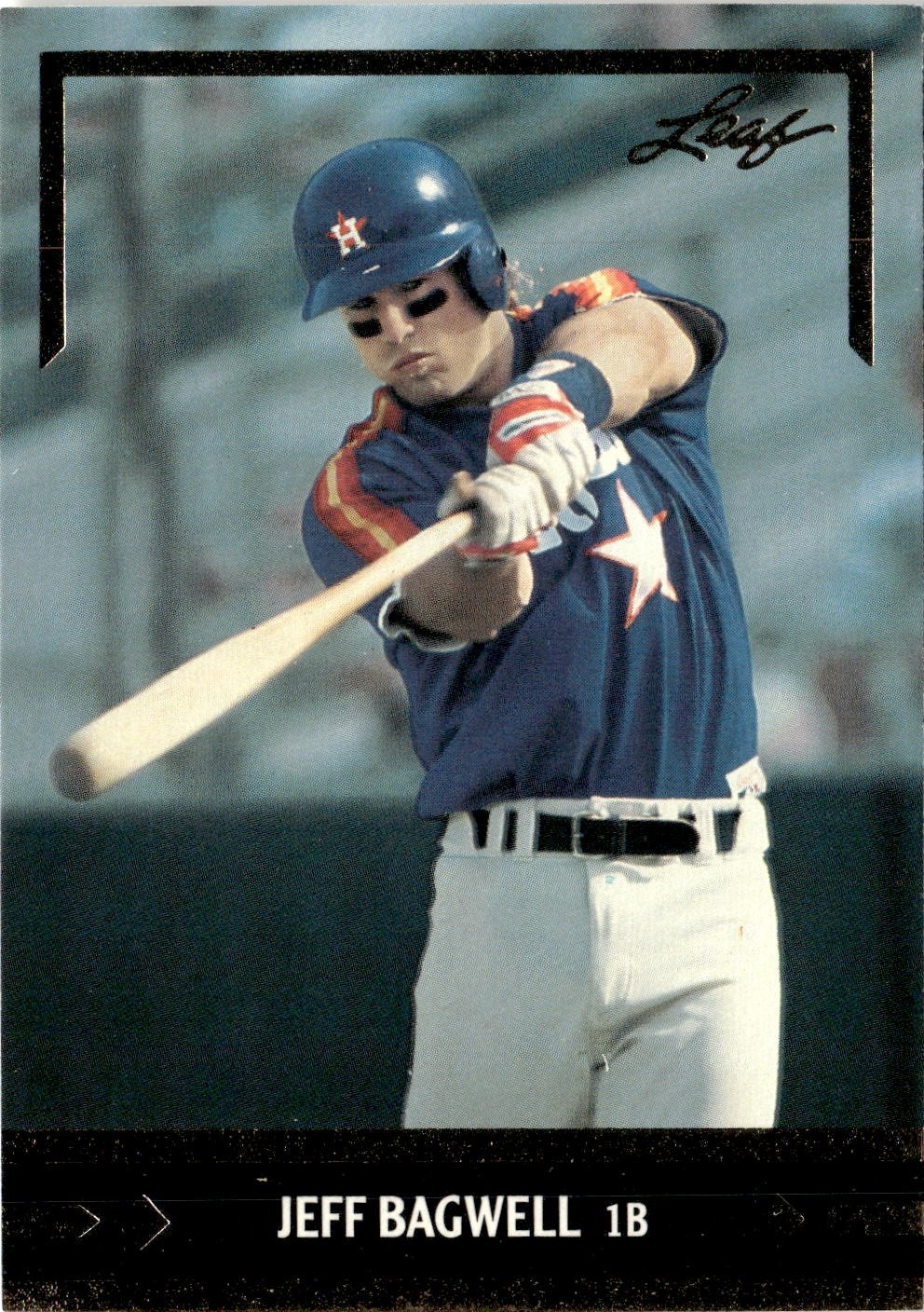 1992 Leaf Jeff Bagwell graded slab