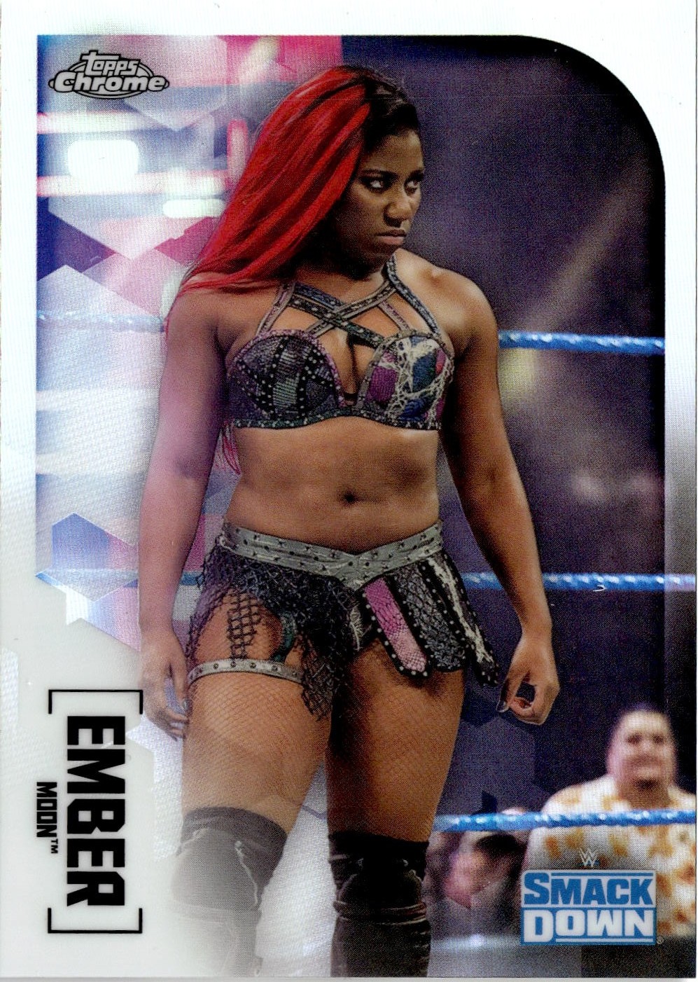 2020 Topps Chrome WWE Ember Moon graded slab