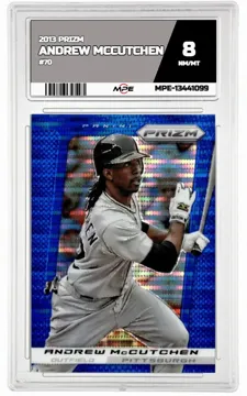 2013 PRIZM #70 ANDREW MCCUTCHEN MPE 8 NM/MT — graded card up for auction