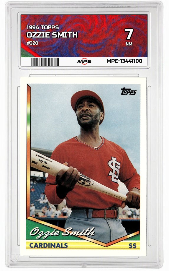 1994 TOPPS #320 OZZIE SMITH MPE 7 NM — graded card auctioned from the MPE vault