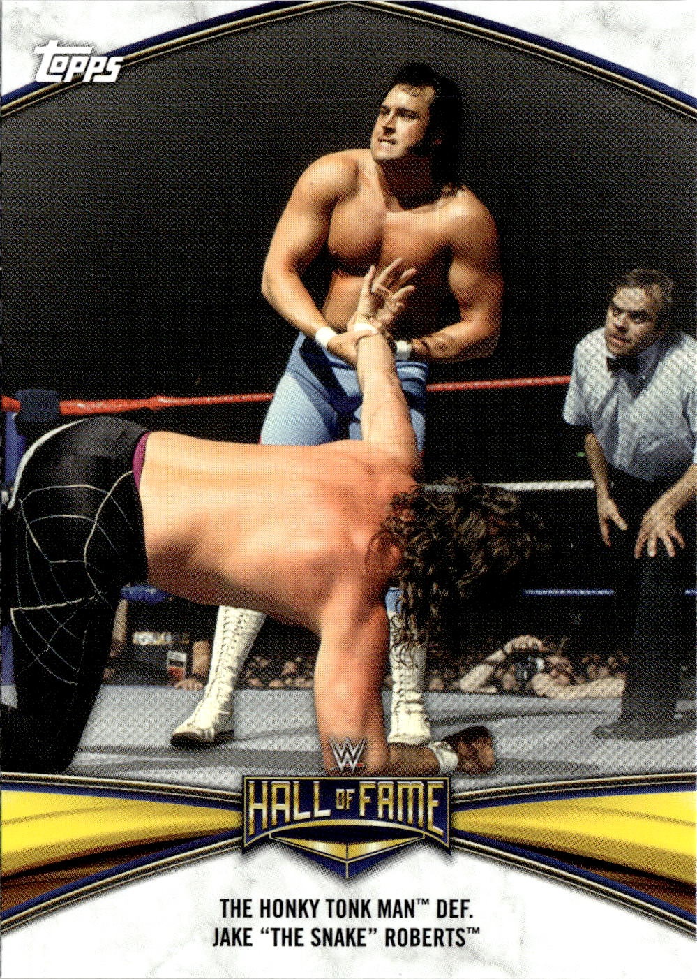 2020 Topps WWE Hall Of Fame Honky Tonk Man graded slab