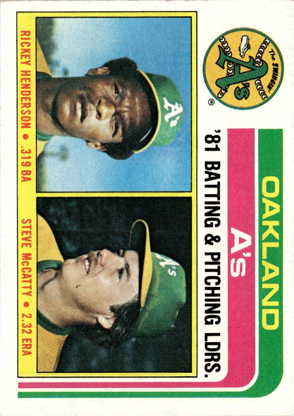 1982 Topps Rickey Henderson graded slab