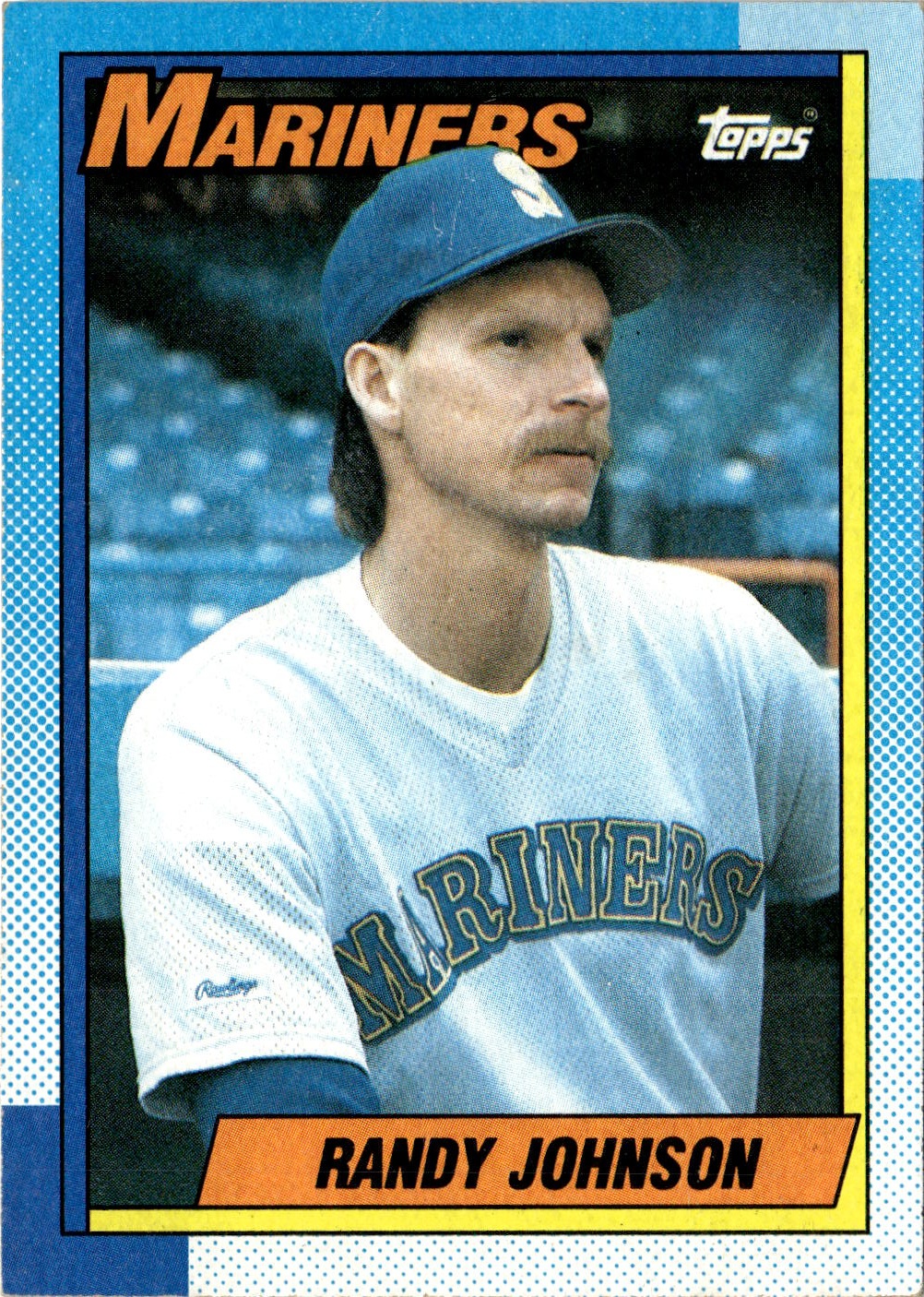 1990 Topps Randy Johnson graded slab