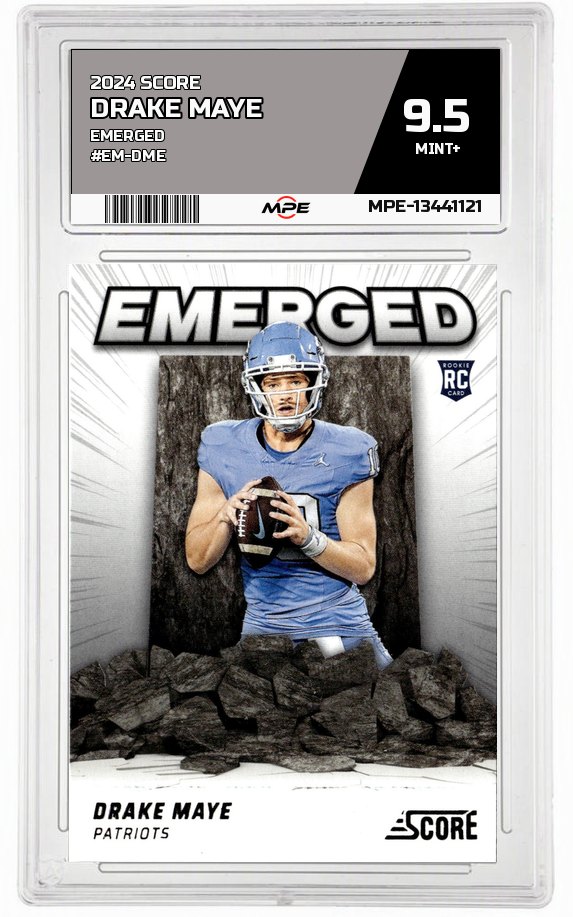 2024 SCORE EMERGED #EM-DME DRAKE MAYE MPE 9.5 MINT+ — graded card up for auction