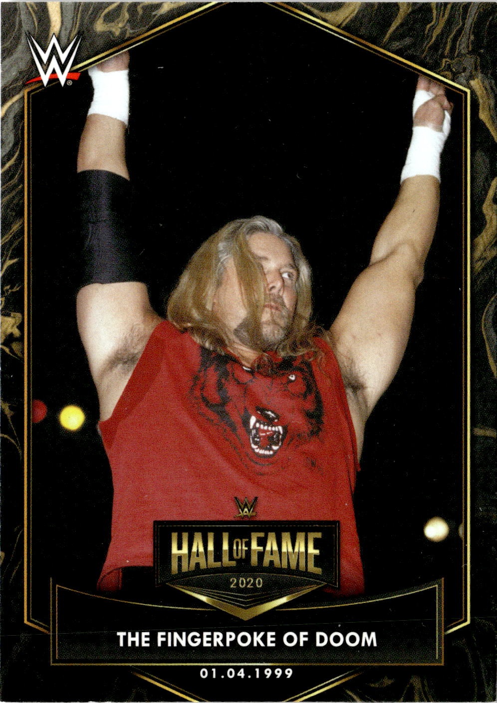 2021 Topps WWE The Fingerpoke Of Doom graded slab