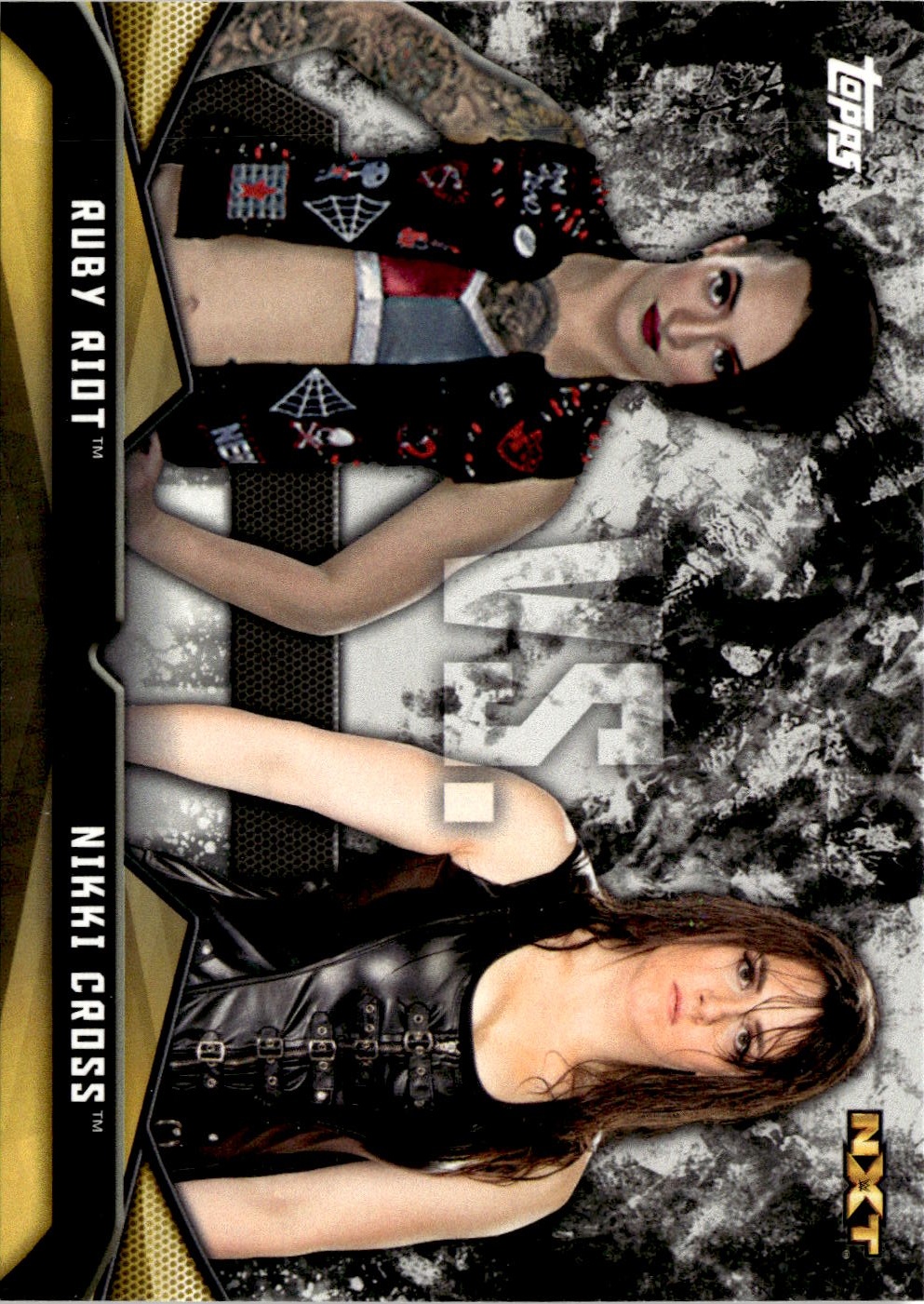 2017 Topps WWE Women'S Division Ruby Riot / Nikki Cross graded slab