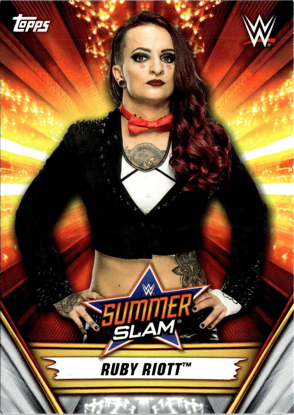 2019 Topps WWE Summerslam Ruby Riott graded slab