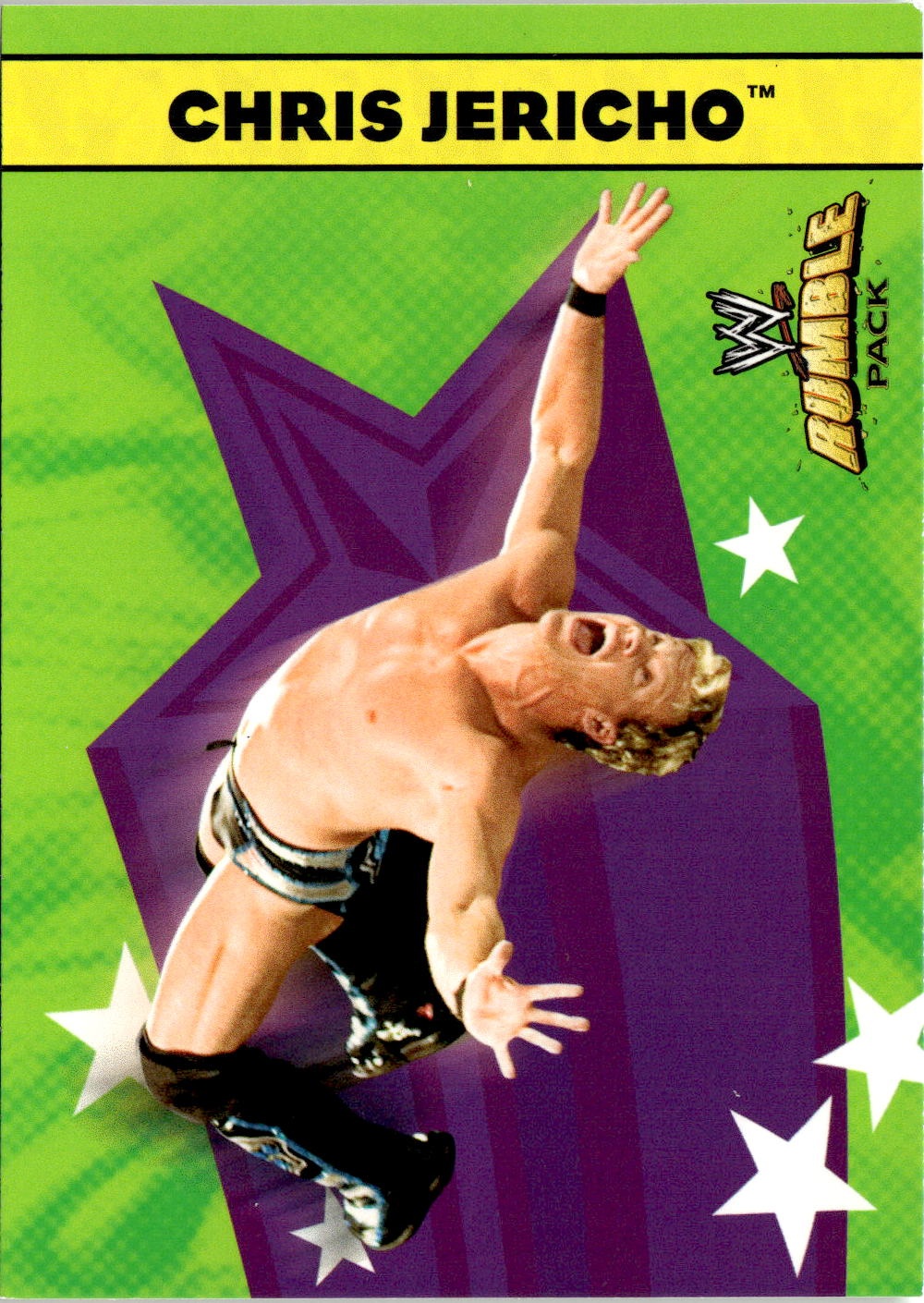2010 Topps Rumble Pack Chris Jericho graded slab