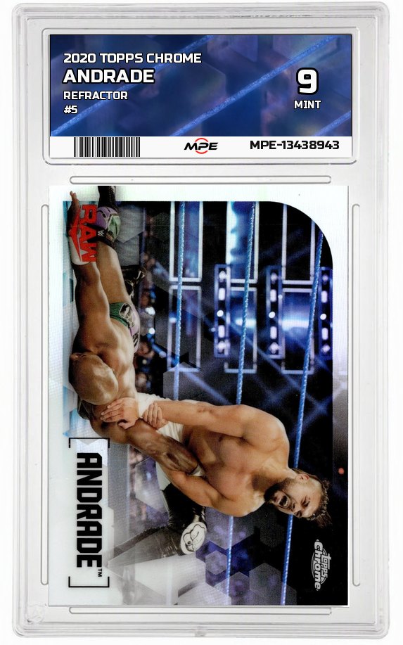 2020 TOPPS CHROME REFRACTOR #5 ANDRADE MPE 9 MINT — graded card auctioned from the MPE vault
