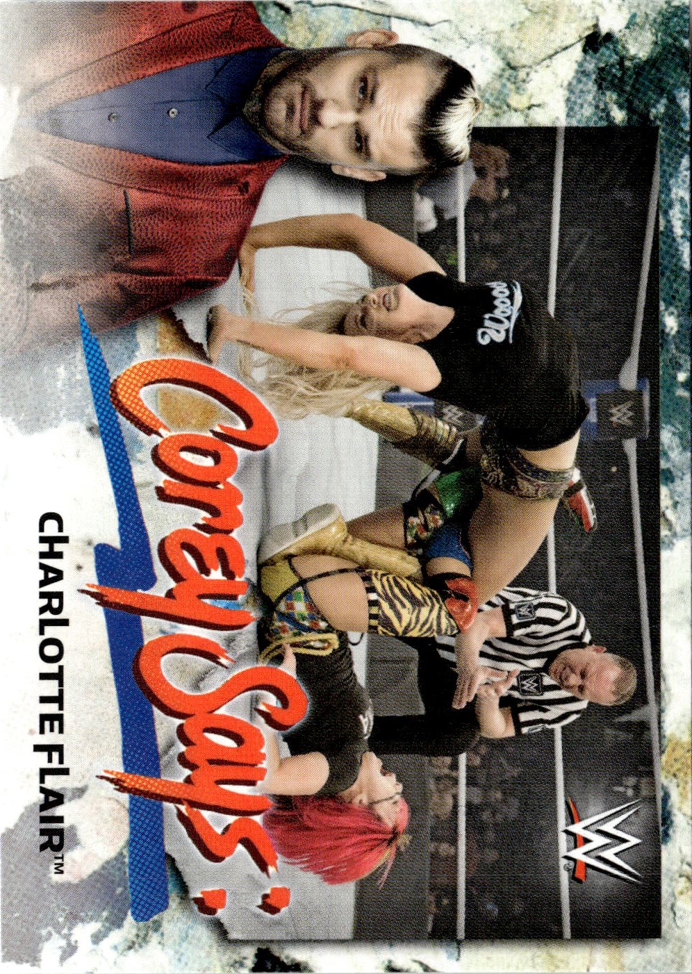 2019 Topps Charlotte Flair graded slab
