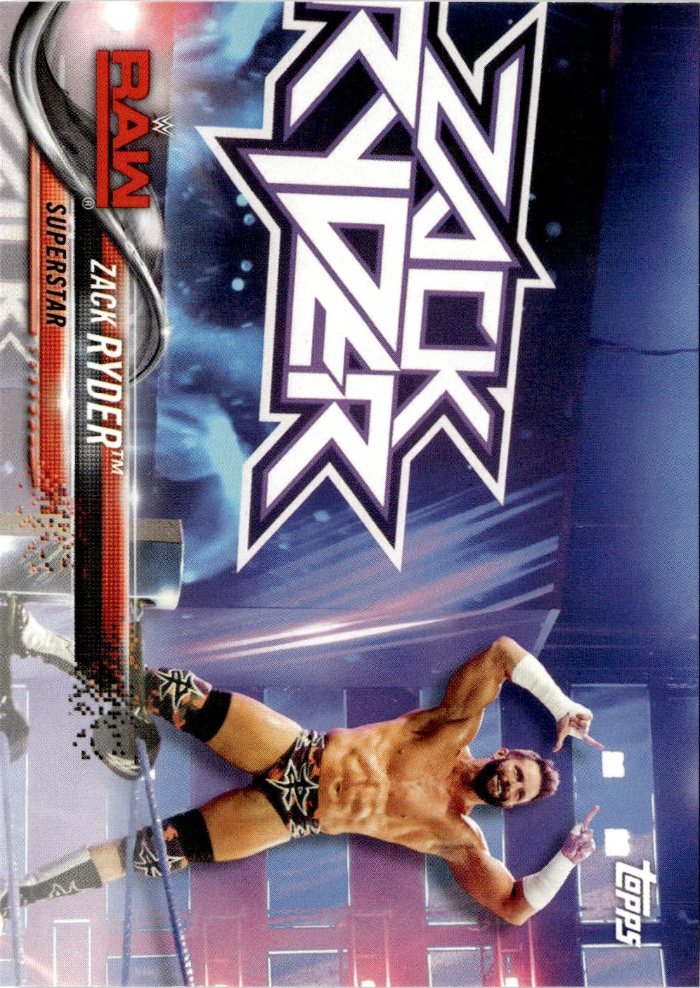 2018 Topps WWE Raw Zack Ryder graded slab
