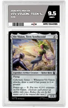 2026 MTG MSH EN #256 VIV VISION, TEEN SYNTHEZOID MPE 9.5 MINT+ — graded card up for auction