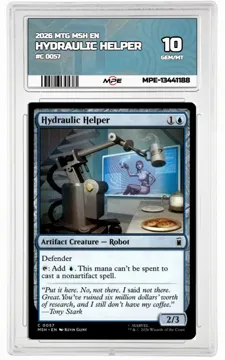 2026 MTG MSH EN #C 0057 HYDRAULIC HELPER MPE 10 GEM/MT — graded card up for auction