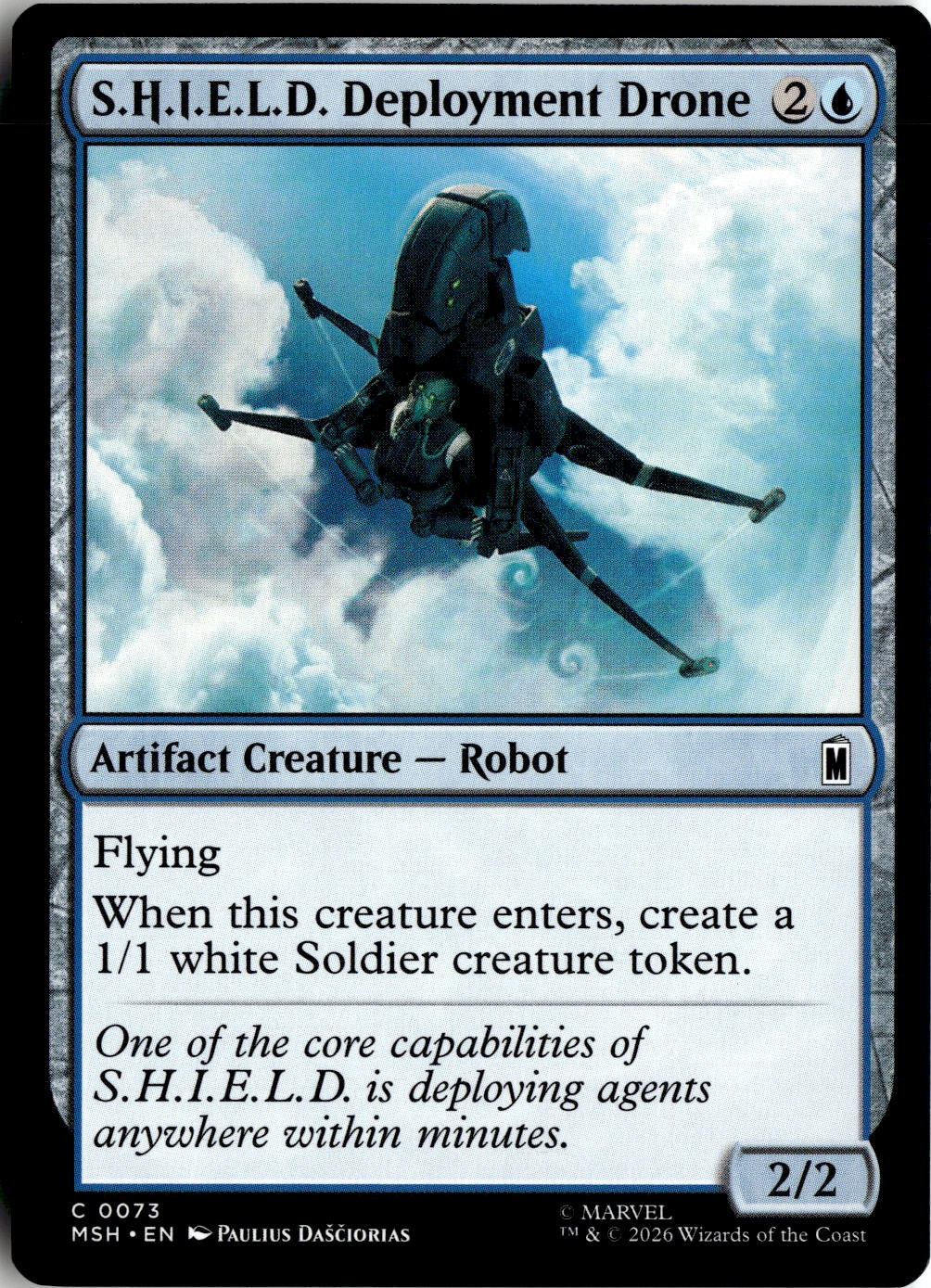 2026 Mtg Msh En S.H.I.E.L.D. Deployment Drone graded slab