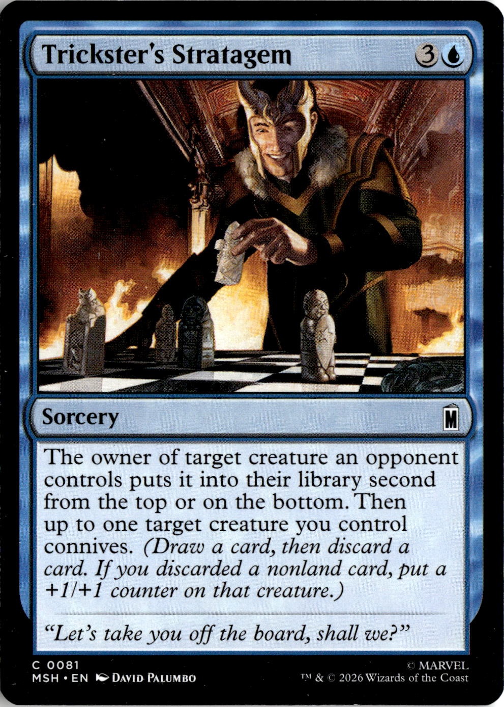 2026 Mtg Msh En Trickster'S Stratagem graded slab