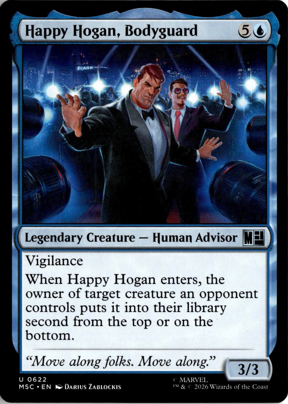 2026 Mtg Msh En Happy Hogan, Bodyguard graded slab