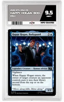 2026 MTG MSH EN #0622 HAPPY HOGAN, BODYGUARD MPE 9.5 MINT+ — graded card up for auction