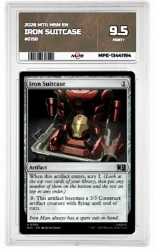 2026 MTG MSH EN #0750 IRON SUITCASE MPE 9.5 MINT+ — graded card up for auction