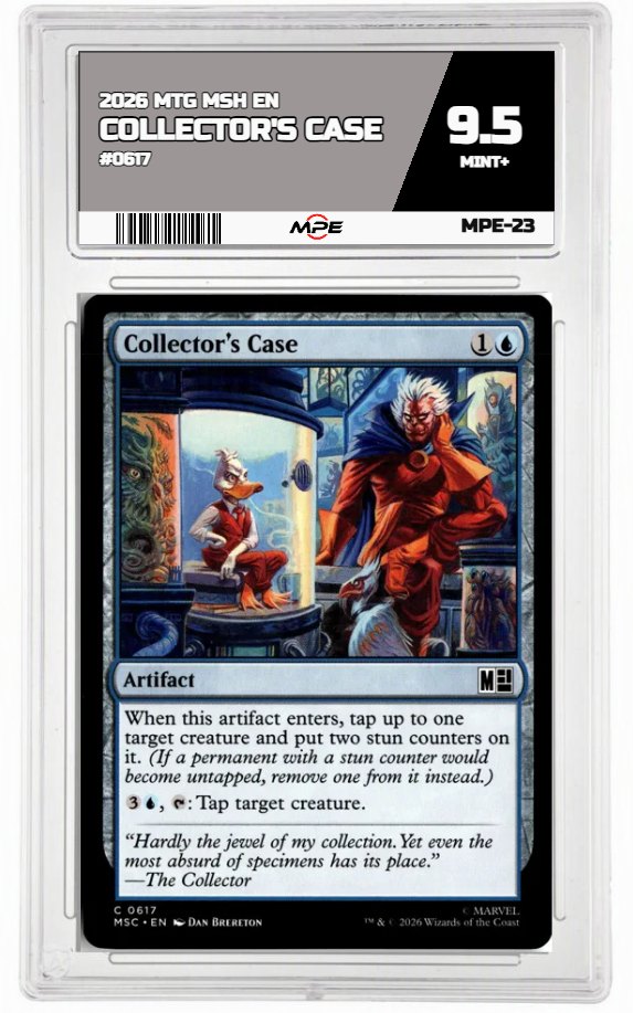 2026 MTG MSH EN #0617 COLLECTOR'S CASE MPE 9.5 MINT+ — graded card auctioned from the MPE vault