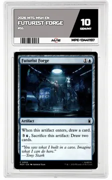 2026 MTG MSH EN #55 FUTURIST FORGE MPE 10 GEM/MT — graded card up for auction