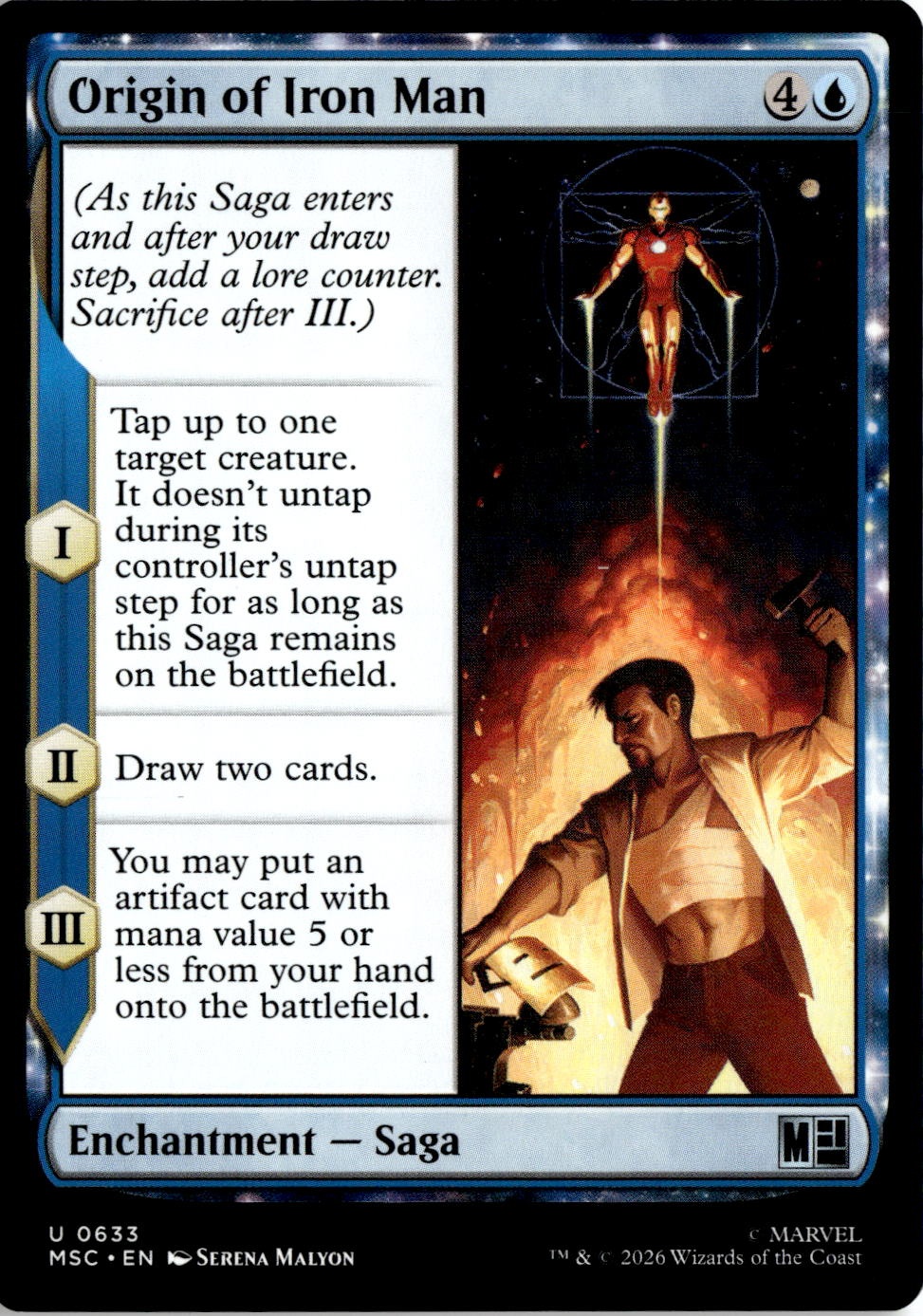 Origin Of Iron Man graded slab