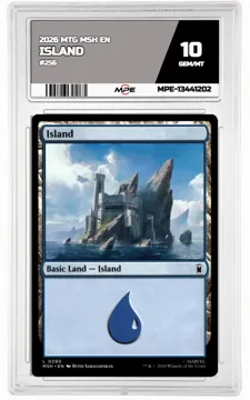 2026 MTG MSH EN #256 ISLAND MPE 10 GEM/MT — graded card up for auction