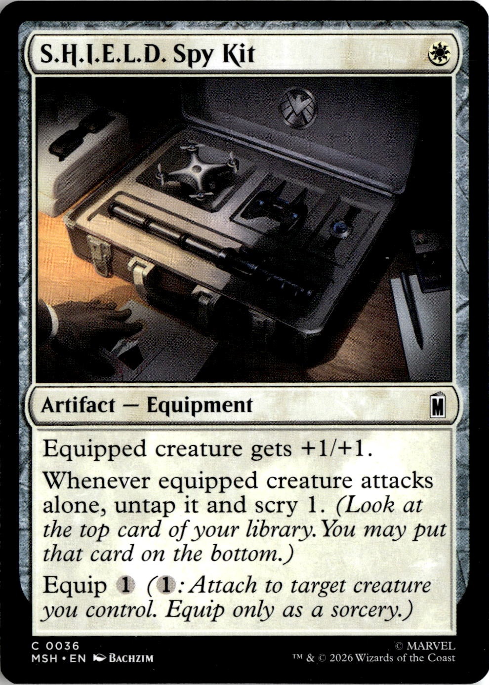 2026 Mtg Msh En S.H.I.E.L.D. Spy Kit graded slab