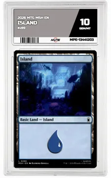2026 MTG MSH EN #289 ISLAND MPE 10 GEM/MT — graded card up for auction