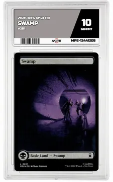 2026 MTG MSH EN #281 SWAMP MPE 10 GEM/MT — graded card up for auction