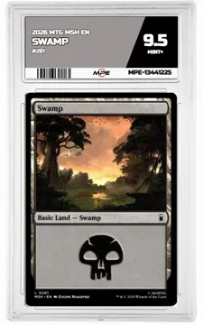 2026 MTG MSH EN #291 SWAMP MPE 9.5 MINT+ — graded card up for auction