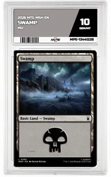 2026 MTG MSH EN #62 SWAMP MPE 10 GEM/MT — graded card up for auction