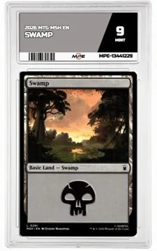 2026 MTG MSH EN SWAMP MPE 9 MINT — graded card up for auction