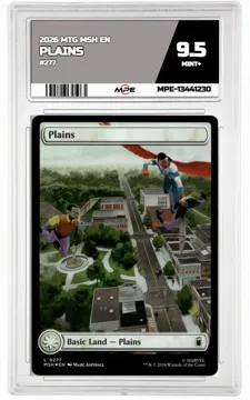 2026 MTG MSH EN #277 PLAINS MPE 9.5 MINT+ — graded card up for auction