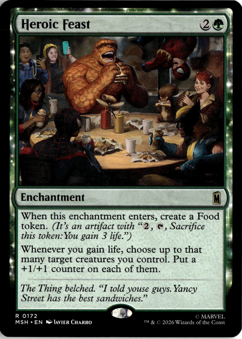 2026 Mtg Msh En Heroic Feast graded slab