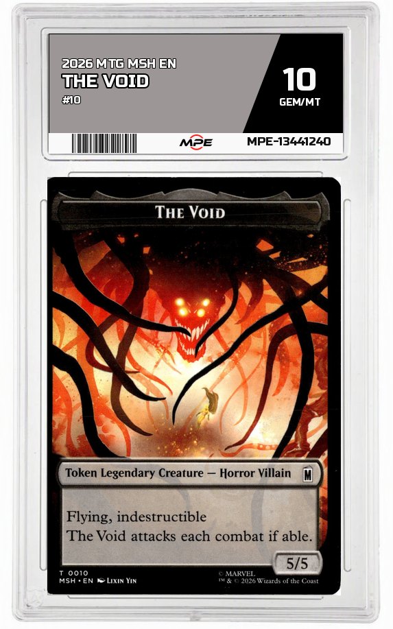 2026 MTG MSH EN #10 THE VOID MPE 10 GEM/MT — graded card auctioned from the MPE vault