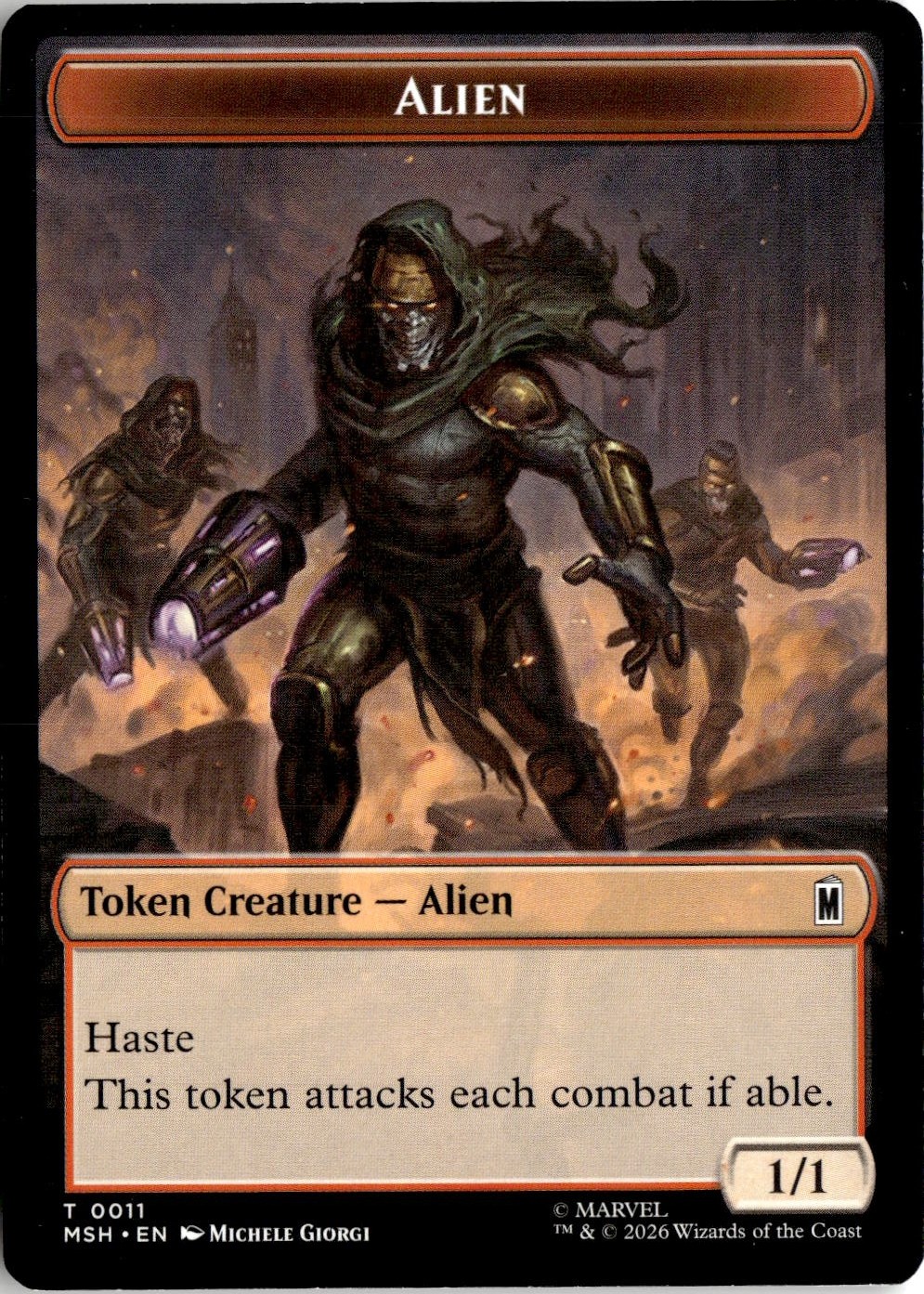 2026 Mtg Msh En Alien graded slab