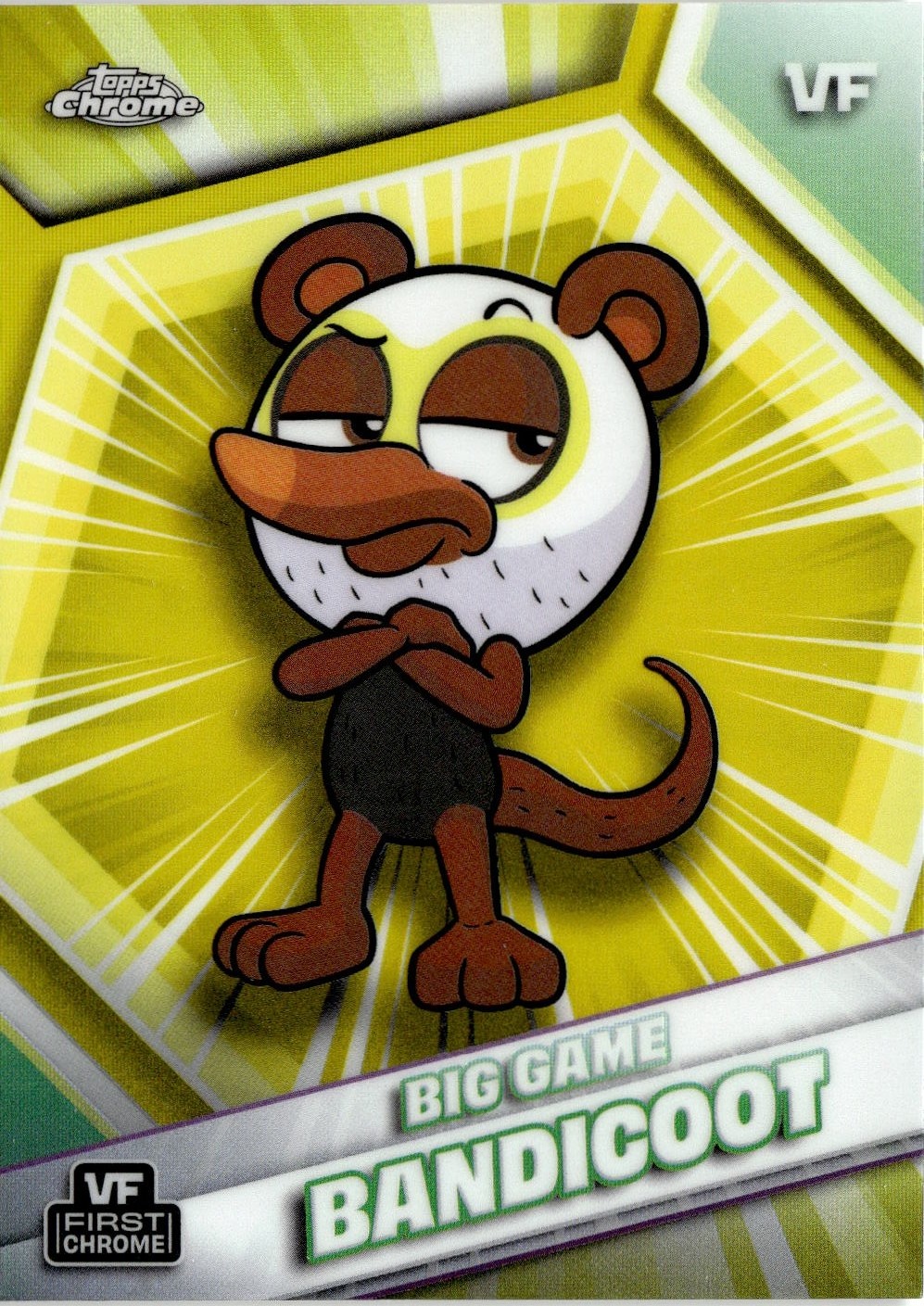 2026 Topps Chr Veefriends Big Game Bandicoot graded slab