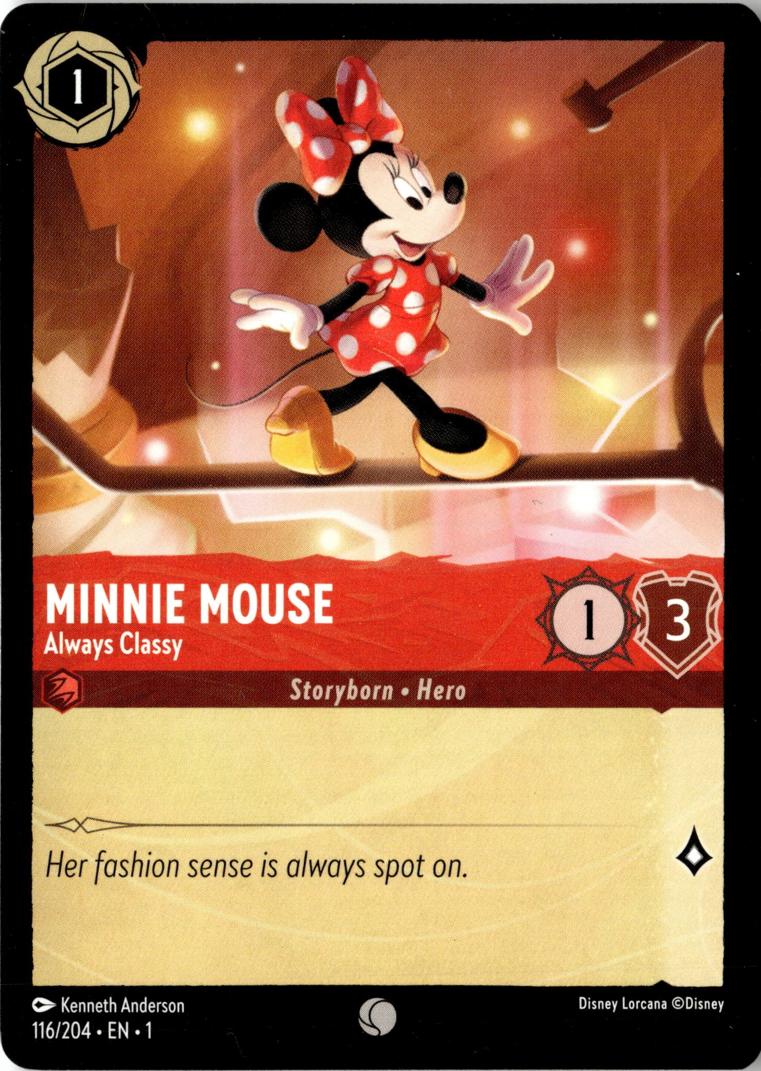Minnie Mouse graded slab