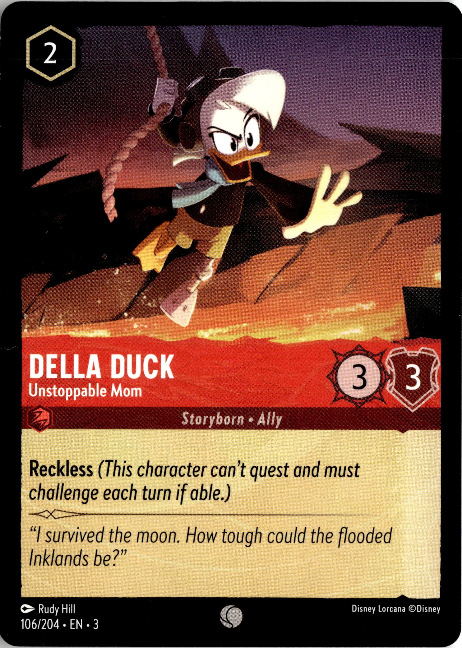 Della Duck graded slab